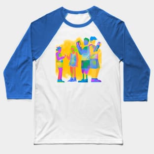 FESTIVAL OF COLORS HOLI Baseball T-Shirt